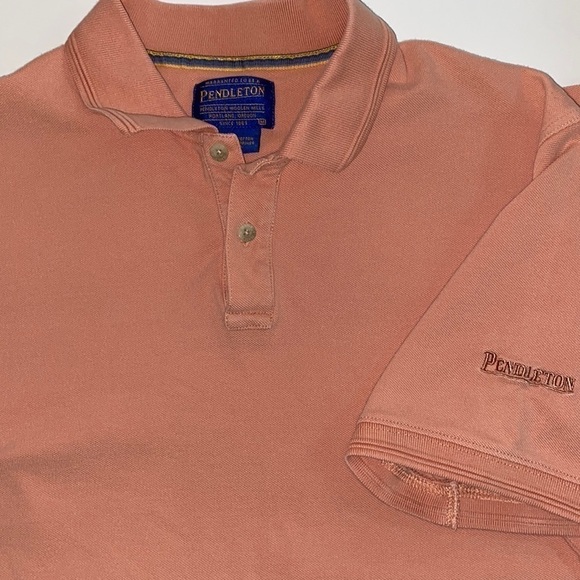 Pendleton short sleeve shirt size medium light peach - Picture 1 of 7